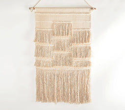 Handwoven Cotton Multi-Tasseled Wall Hanging