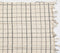 Handwoven Cotton Neutral Checkered Throw with Tassels