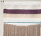 Handwoven Cotton Striped Wall Hanging with Layered Fringes