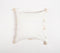 Handwoven Cotton Off-White Chevron Tasseled Cushion Cover