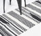 Handwoven Cotton Monochrome Panelled Rug