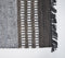 Handwoven Grayscale Tasseled Rug