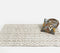 Handwoven Jute & Cotton Zig Zag Rug