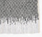 Handwoven Leather & Cotton Chevron Durry