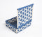 Handwoven Recycled Cotton Beige & Blue Box