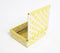 Handwoven Recycled Cotton White & Yellow Box
