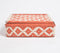 Handwoven Recycled Cotton Beige & Orange Box