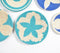 Handwoven Sabai Grass Royal-Teal Wall Plates (set of 5)