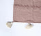Handwoven Pastel Pink Tasseled Throw