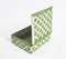 Handwoven Recycled Cotton Beige & Green Box