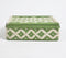 Handwoven Recycled Cotton Beige & Green Box