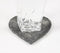 Heart-Shaped Hand Cut Slate Coasters (set of 4)