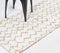Handwoven Jute Chevron Beige Rug
