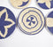 Handwoven Sabai Grass Indigo Wall Plates (set of 5)