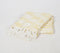 Handwoven Textured Throw with Tasseled Border