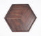 Hexagonal Hand Cut Wooden Serving Tray