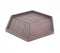 Hexagonal Hand Cut Wooden Serving Tray