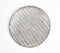 Honeycomb Textured Silver-Toned Aluminium Snack Plate
