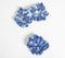 Indigo Paisley Block Printed Scrunchie hair ties set of 3