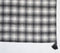 Handwoven Woolen Monochrome Tasseled Gingham Checks Throw
