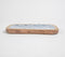 Indigo Meena print Light burnt Wooden Tray