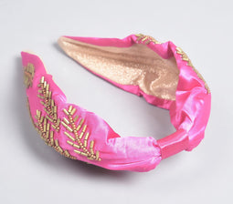 Hot Pink Botanical Hair Band