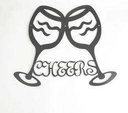 Iron 'Cheers' Wall Decor