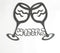 Iron 'Cheers' Wall Decor