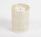 Jali Cut Silver-Toned Iron Candle Holder (S)