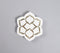 Inlaid Mughal Floral Motif Marble Coasters (set of 4)