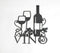 Iron Wine & Grapes Wall Decor