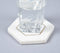 Inlaid Marble Hexagon Coasters (set of 4)