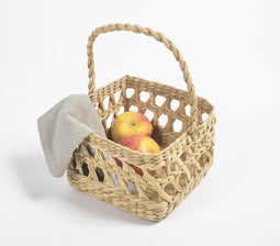 Kauna Grass Fruit Basket with Handle