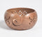 Jali Cut Wooden Serving Bowl