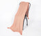 Knitted Cotton Salmon Tasseled Throw