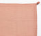Knitted Cotton Salmon Tasseled Throw