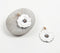 Ivory Sequinned Floral Earrings