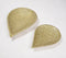 Lacquered Aluminium Drop-Shaped Decor Dishes (set of 2)