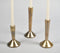 Lacquered Aluminium Candle Holders (Set of 3)