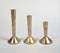Lacquered Aluminium Candle Holders (Set of 3)