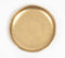 Lacquered Gold-Toned Aluminium Snack Plate