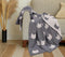 Knitted Cat Pattern Throw