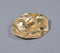 Lacquered Aluminium Golden Trinket Dish