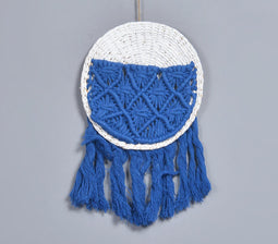 Lapis Blue Macrame Wall Hanging
