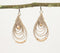 Jute & Wooden Bead Dangle Earrings