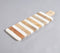 Lacquered Striped Mango Wood & Stone Serving Platter