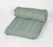 Knitted Sage Green Cotton Throw