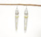 Lemon Beads Layered Dangle Drop Earrings