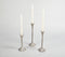 Lacquered Aluminium Vintage Candle Holders (Set of 3)