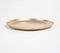 Lacquered Gold-Toned Aluminium Plate